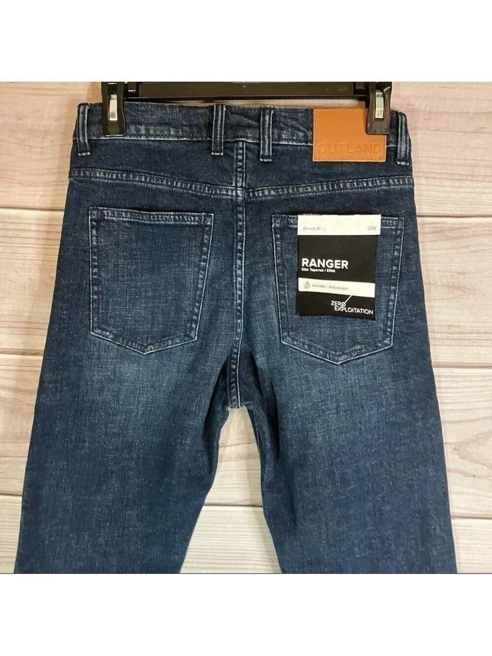 OUTLAND Denim Ranger Slim Tapered Jeans In Bondi Blue